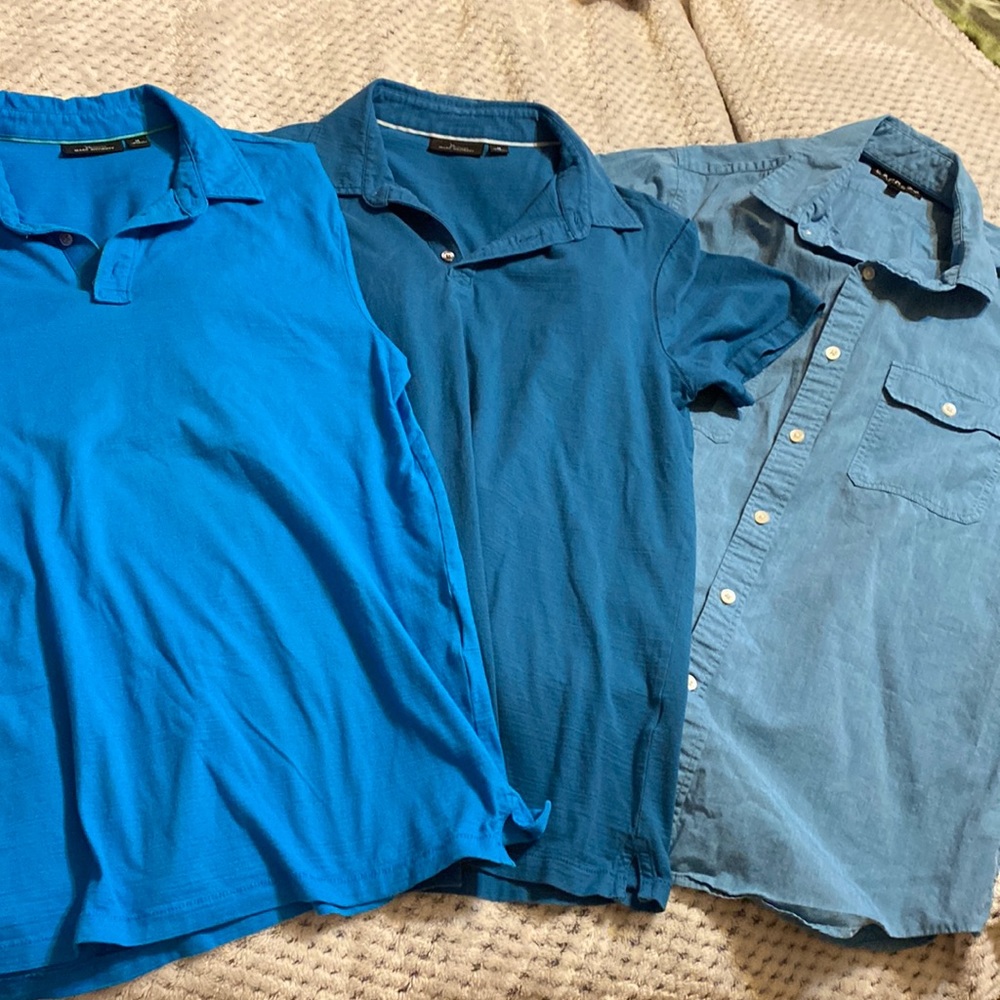 💙lot of 3💙 short sleeve collar shirts